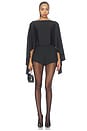 view 5 of 4 Tamaya Cape Top in Black