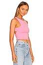 view 3 of 4 Marie Open Back Top in Pink