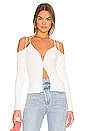 view 1 of 4 Cassia Strappy Top in White
