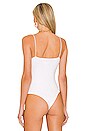 view 4 of 5 Melanie Cami Bodysuit in White