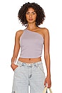 view 1 of 4 Adriana One Shoulder Top in Lavender