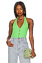 view 1 of 4 Andrea Halter Top in Green