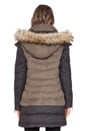 view 5 of 5 Robin Parka With Faux Fur trim in Olive & Grey