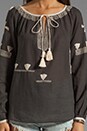 view 3 of 5 Mid Town Blouse in Black