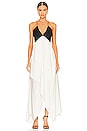 view 1 of 3 Josephine Maxi Dress in Black & White