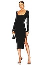 view 1 of 4 Collette Knitted Midi Dress in Black