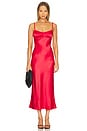 view 1 of 3 Waterlily Midi Dress in Red