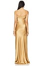 view 3 of 3 MAXIVESTIDO TULIP in Gold