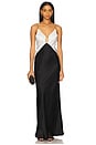 view 1 of 3 Terrin Maxi Dress in Ivory Top & Black