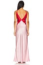 view 3 of 3 Terrin Maxi Dress in Red Top & Light Pink