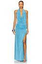 view 1 of 3 Salma Gown in Cobalt
