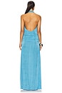 view 3 of 3 Salma Gown in Cobalt