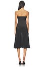 view 3 of 3 VESTIDO MIDI ARIELLA in Black