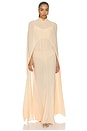 view 4 of 4 Janet Slip Dress With Draped Bust in Peach