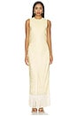 view 1 of 5 Gill Jacquard Maxi Dress in Buttermilk
