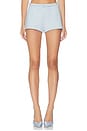 view 1 of 6 Coco Wide-leg Shorts in Light Blue