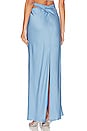 view 3 of 4 Keira Maxi Skirt in Sky Blue