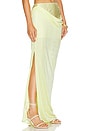 view 3 of 5 Casey Draped Maxi Skirt in Yellow