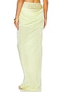 view 4 of 5 Casey Draped Maxi Skirt in Yellow