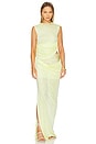 view 5 of 5 Casey Draped Maxi Skirt in Yellow