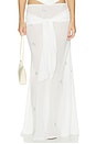 view 1 of 6 Oriana Maxi Skirt With Embroidery in Ivory