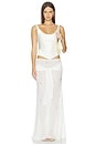 view 5 of 6 Oriana Maxi Skirt With Embroidery in Ivory