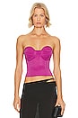 view 1 of 4 Raya Bustier in Magenta