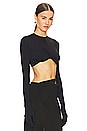 view 2 of 4 Maia Crop Top in Black