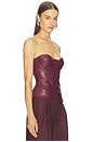 view 2 of 4 Susana Top in Burgundy