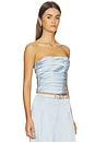 view 2 of 4 Dara Corset Top in Blue