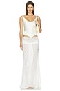 view 4 of 4 CORSÉ MILKY CON BUSTO DRAPEADO FLORANCE  in Ivory
