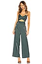view 1 of 3 Kimberley Cut Out Jumpsuit in Forrest Green