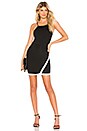 view 1 of 3 Tori Dress in Black & White