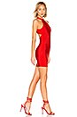 view 3 of 4 Alaina Bandage Dress in Red