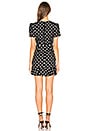 view 3 of 3 Edelle Frill Mini Dress in Black & White
