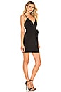 view 2 of 3 Annabelle Surplice Mini Dress in Black