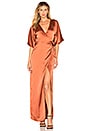 view 1 of 3 ROBE MAXI BRONX in Rust