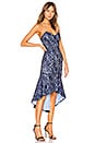 view 2 of 4 Angeline Lace Ruffle Dress in Indigo