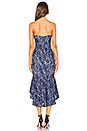 view 3 of 4 Angeline Lace Ruffle Dress in Indigo