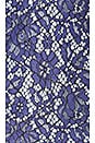 view 4 of 4 Angeline Lace Ruffle Dress in Indigo