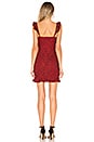 view 3 of 3 Willoh Lace Ruffle Dress in Red