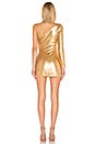 view 3 of 4 Alec One Shoulder Dress in Gold
