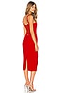 view 1 of 4 ROBE MAXI AVEC LACETS KIARA in Red