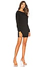 view 2 of 3 Aubree Sweatshirt Dress in Black