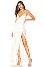 view 1 of 3 Coco High Slit Maxi Dress in White