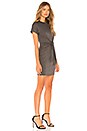view 2 of 3 Sydney Tie Front Dress in Charcoal Grey