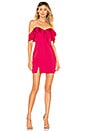 view 1 of 3 Anette Ruffle Mini Dress in Rose Pink