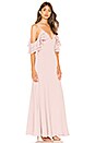 view 2 of 3 Bell Ruffle Maxi Dress in Mauve