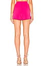 view 3 of 4 Hillary Wrap Front Skort in Hot Pink