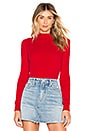 view 2 of 5 Estelle Tie Back Sweater in Red